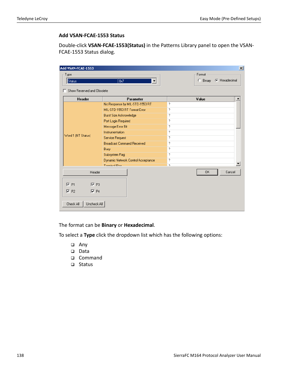 Teledyne LeCroy SierraFC M164 User Manual User Manual | Page 138 / 343