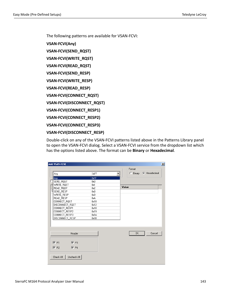 Vsan-fcvi | Teledyne LeCroy SierraFC M164 User Manual User Manual | Page 143 / 343