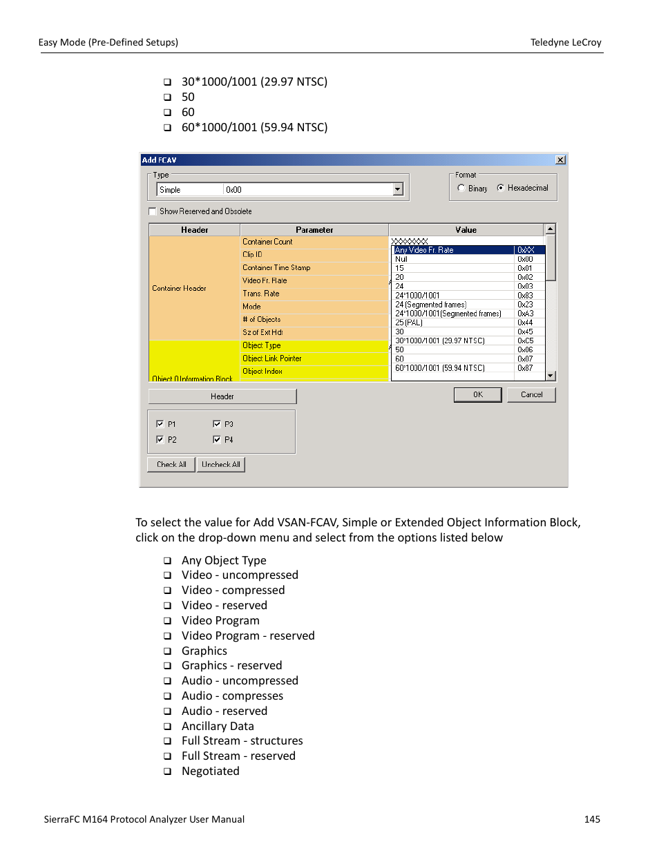 Teledyne LeCroy SierraFC M164 User Manual User Manual | Page 145 / 343