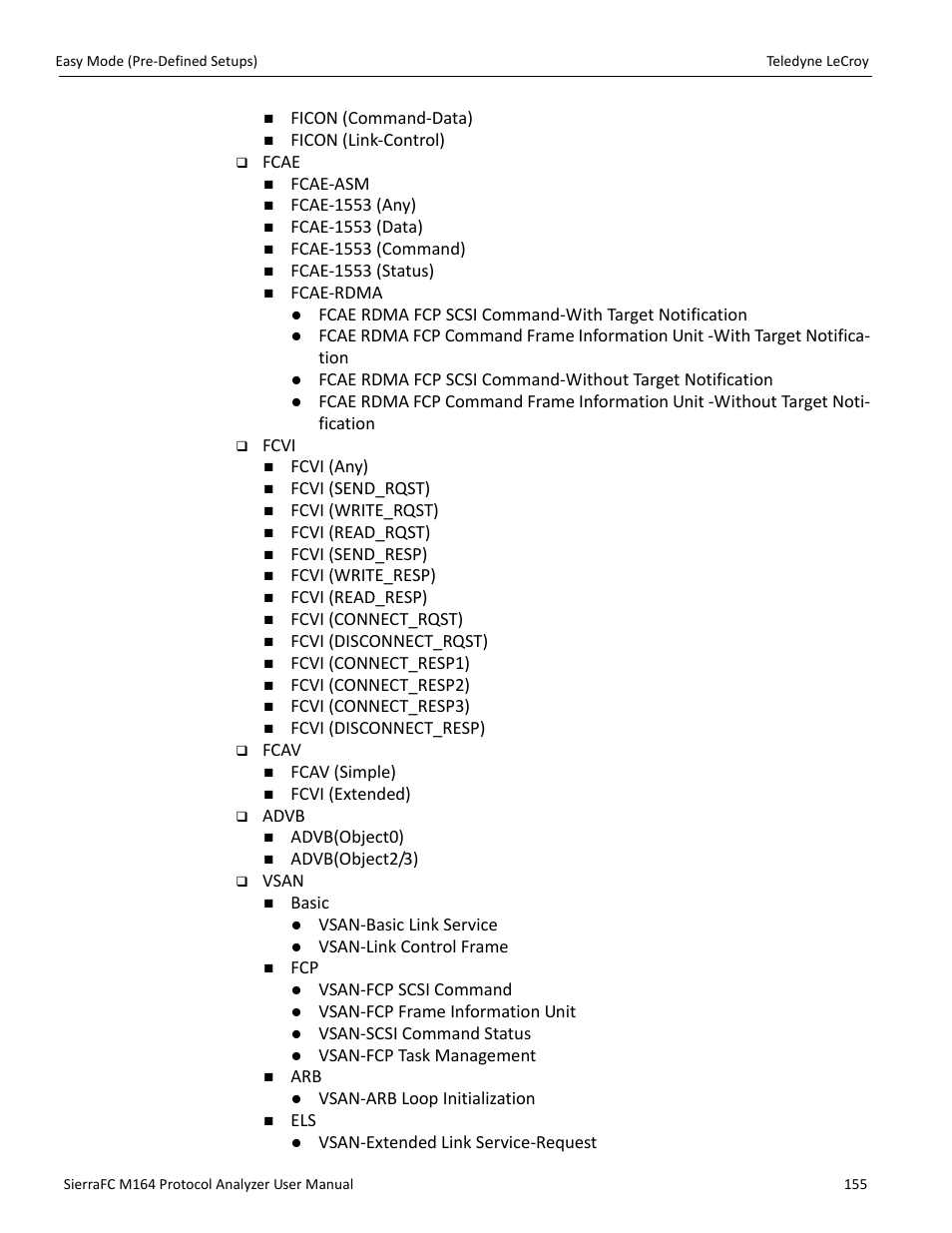 Teledyne LeCroy SierraFC M164 User Manual User Manual | Page 155 / 343