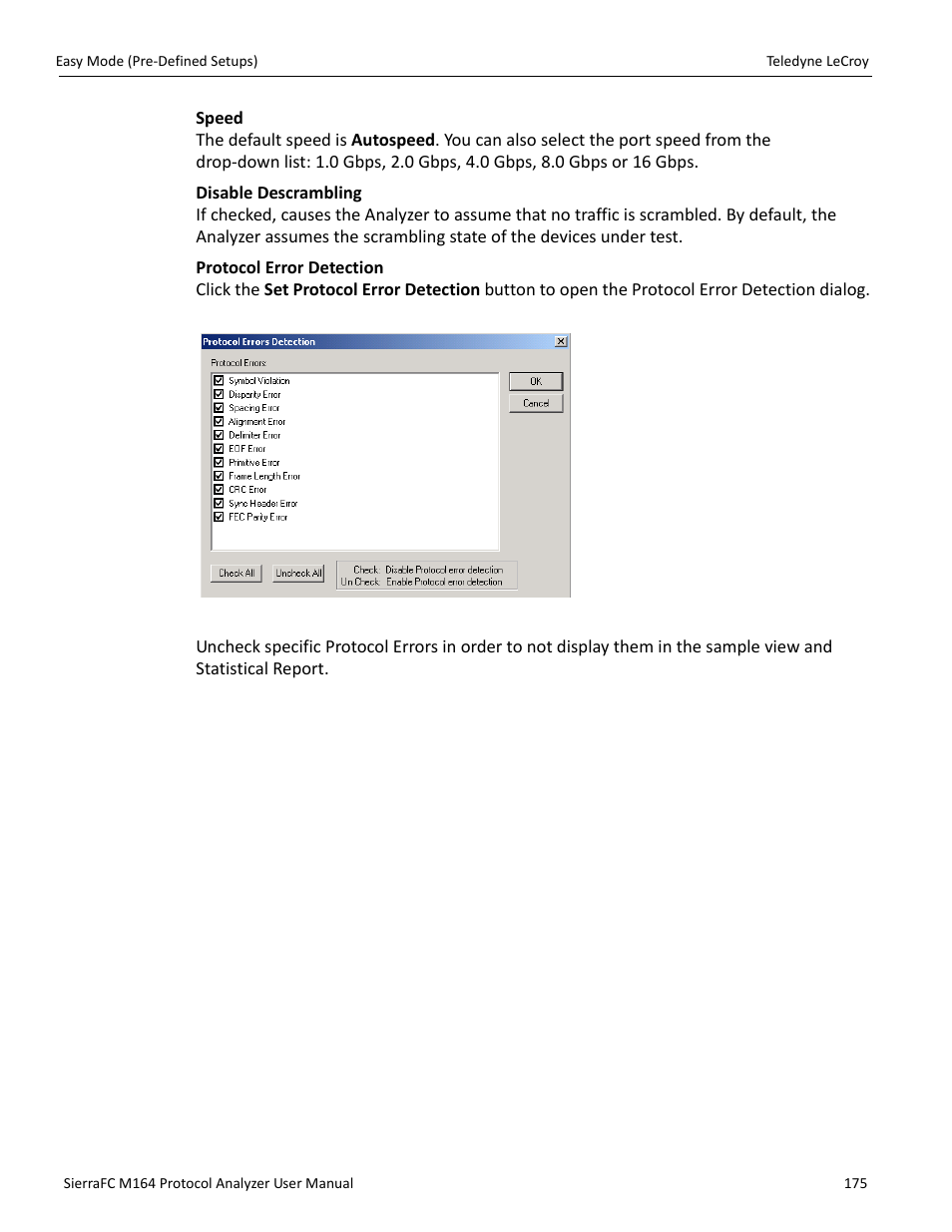 Teledyne LeCroy SierraFC M164 User Manual User Manual | Page 175 / 343