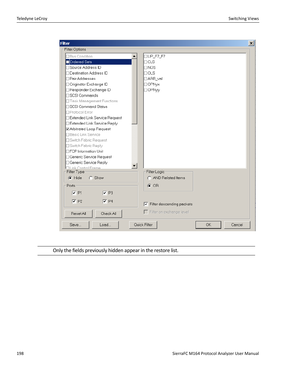 Teledyne LeCroy SierraFC M164 User Manual User Manual | Page 198 / 343