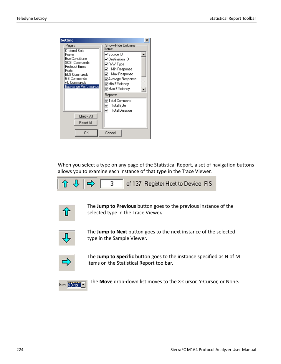 Link with sample view | Teledyne LeCroy SierraFC M164 User Manual User Manual | Page 224 / 343