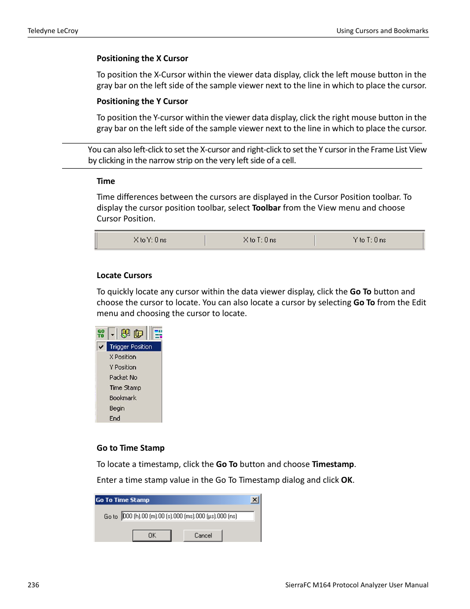 Teledyne LeCroy SierraFC M164 User Manual User Manual | Page 236 / 343