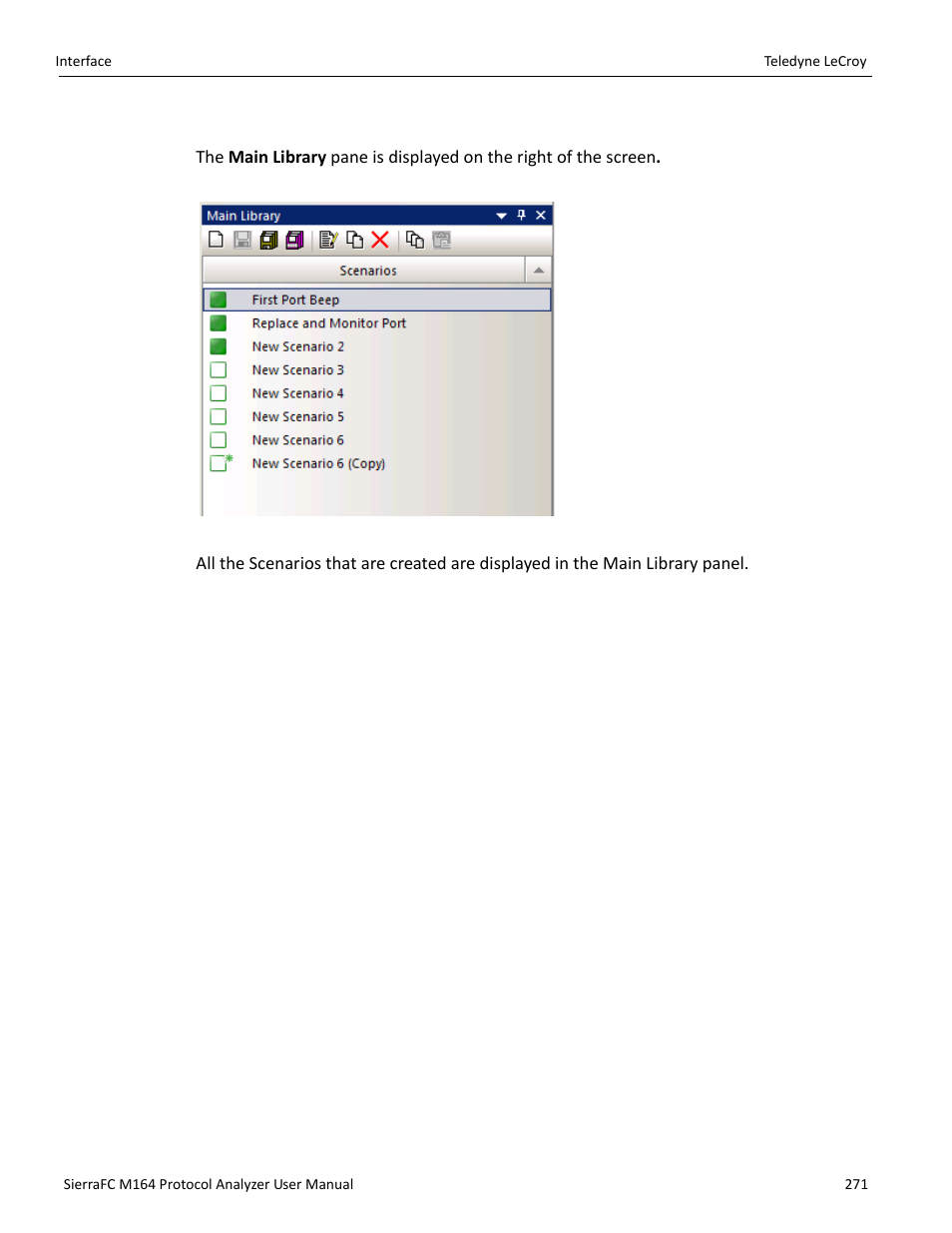 Library | Teledyne LeCroy SierraFC M164 User Manual User Manual | Page 271 / 343