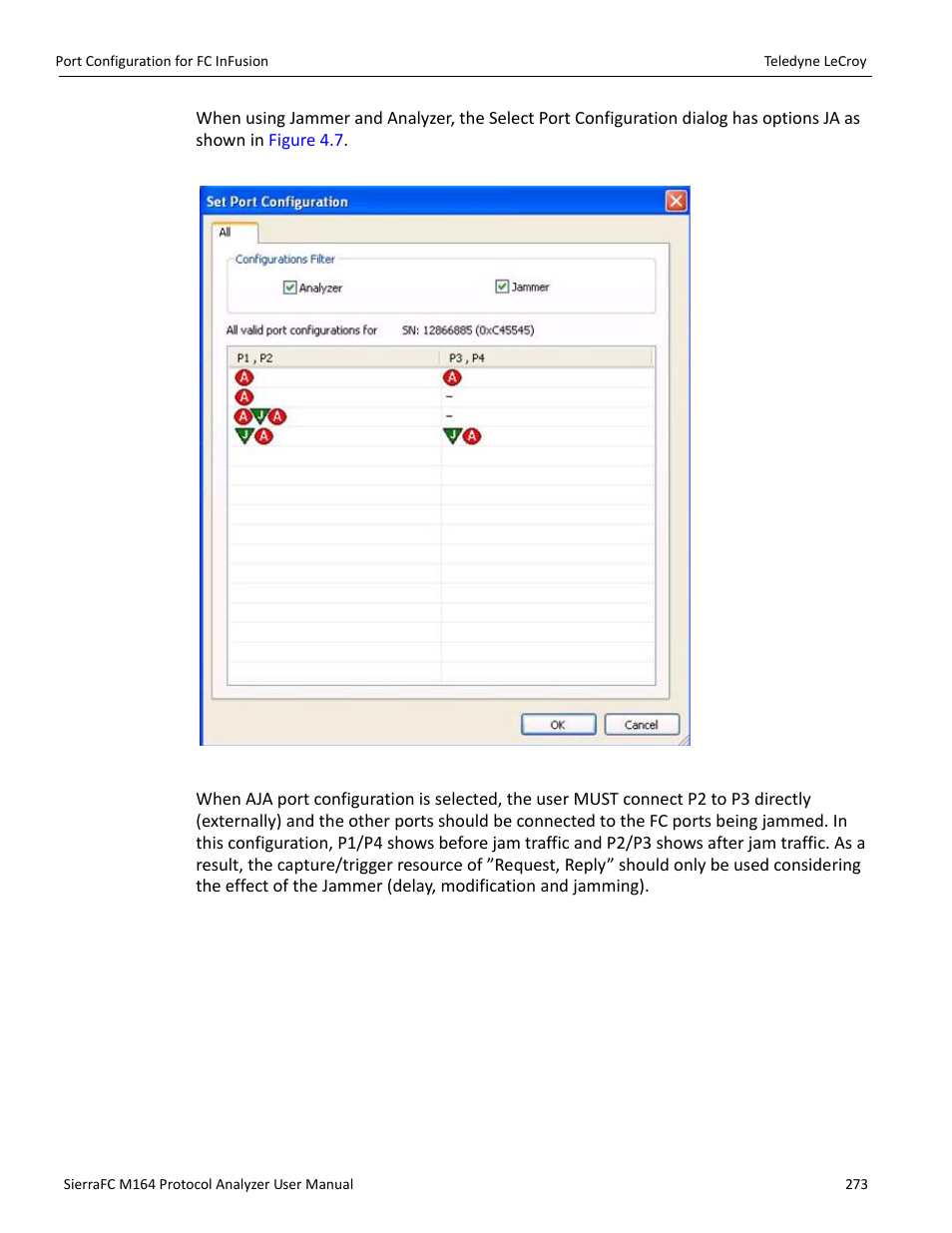 Teledyne LeCroy SierraFC M164 User Manual User Manual | Page 273 / 343