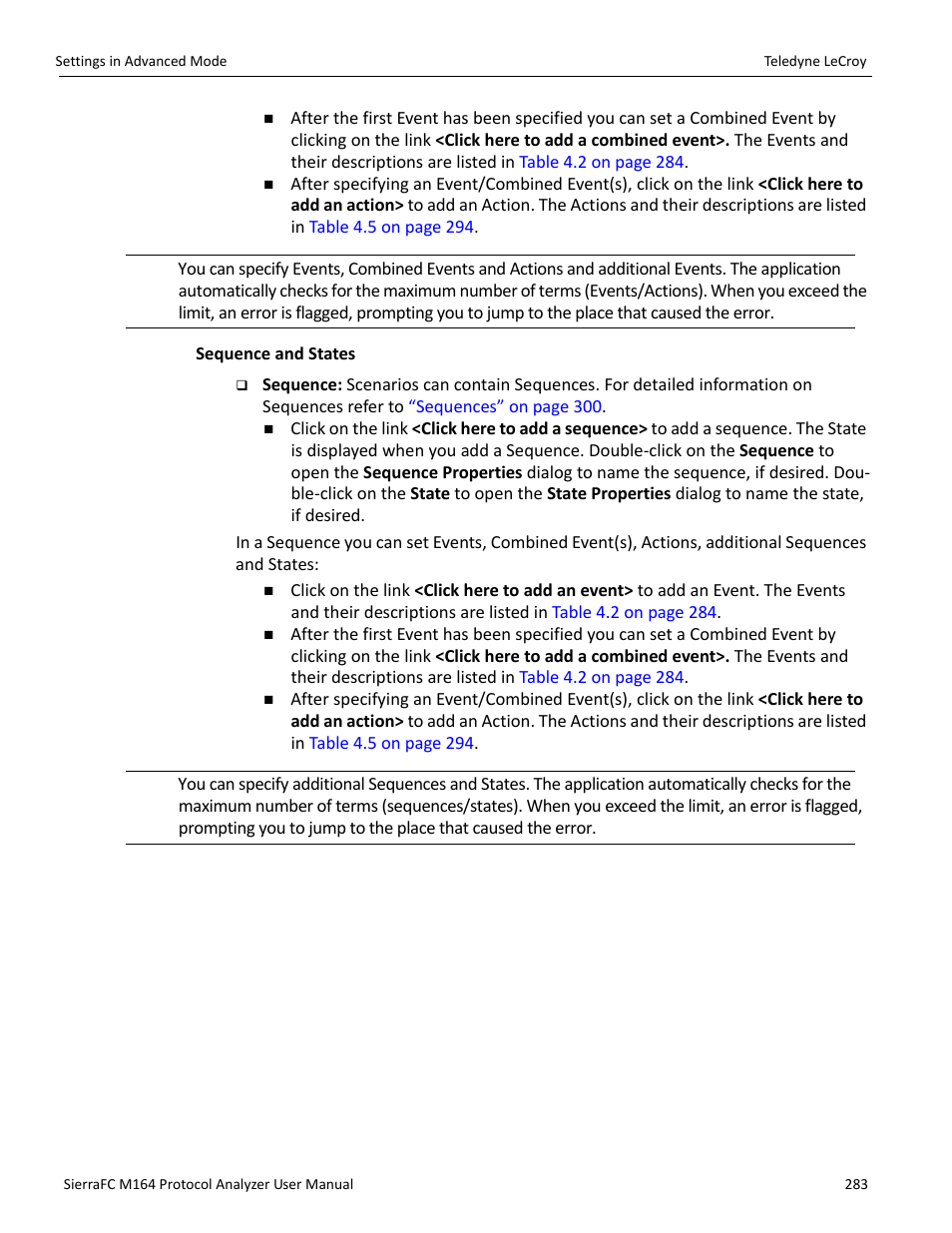 Teledyne LeCroy SierraFC M164 User Manual User Manual | Page 283 / 343
