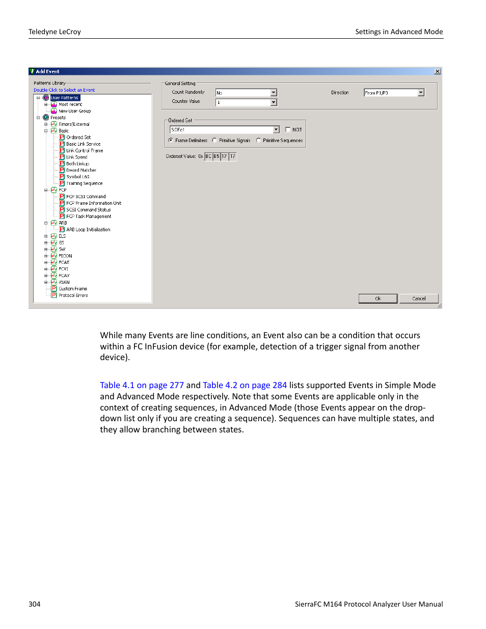 Teledyne LeCroy SierraFC M164 User Manual User Manual | Page 304 / 343