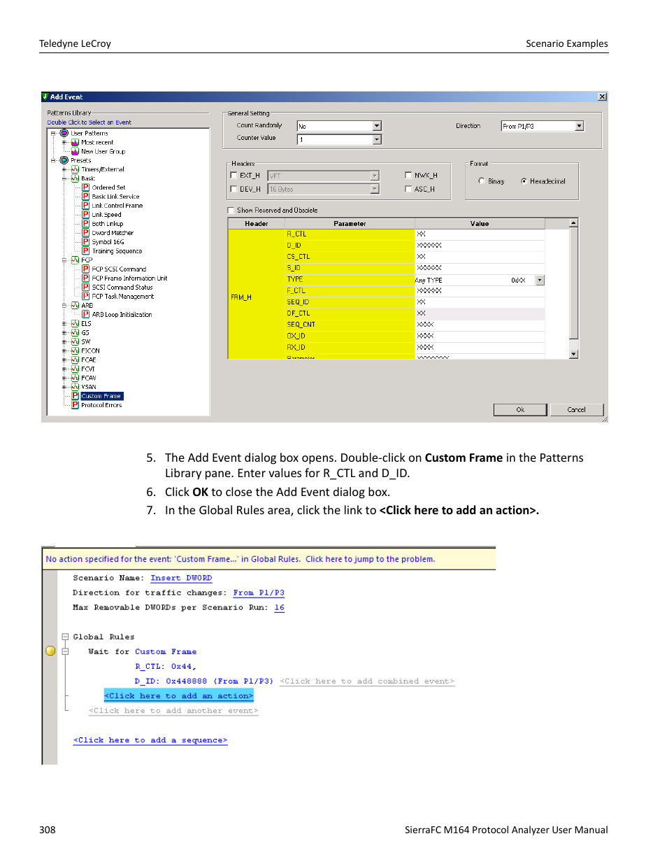 Teledyne LeCroy SierraFC M164 User Manual User Manual | Page 308 / 343