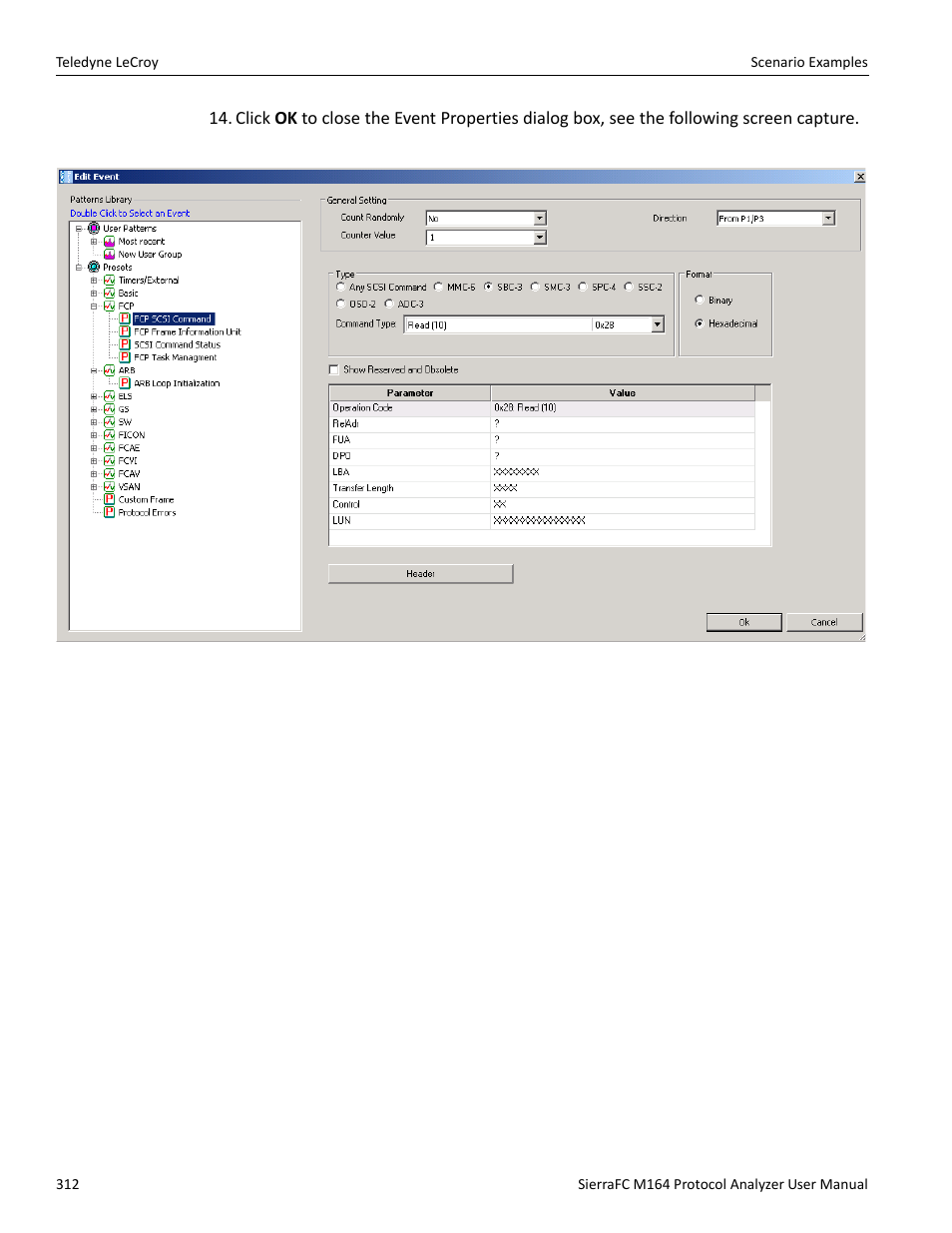 Teledyne LeCroy SierraFC M164 User Manual User Manual | Page 312 / 343