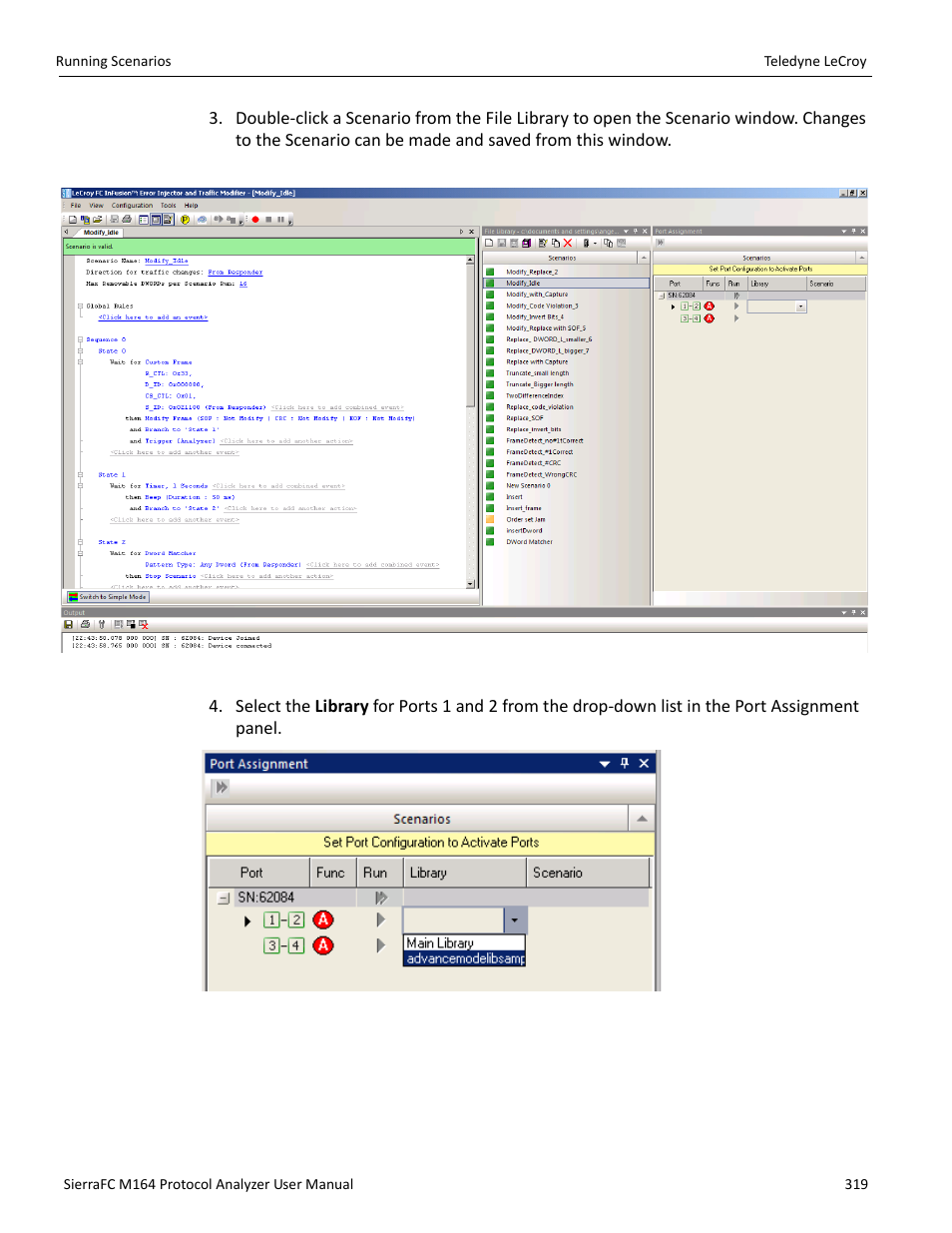 Teledyne LeCroy SierraFC M164 User Manual User Manual | Page 319 / 343