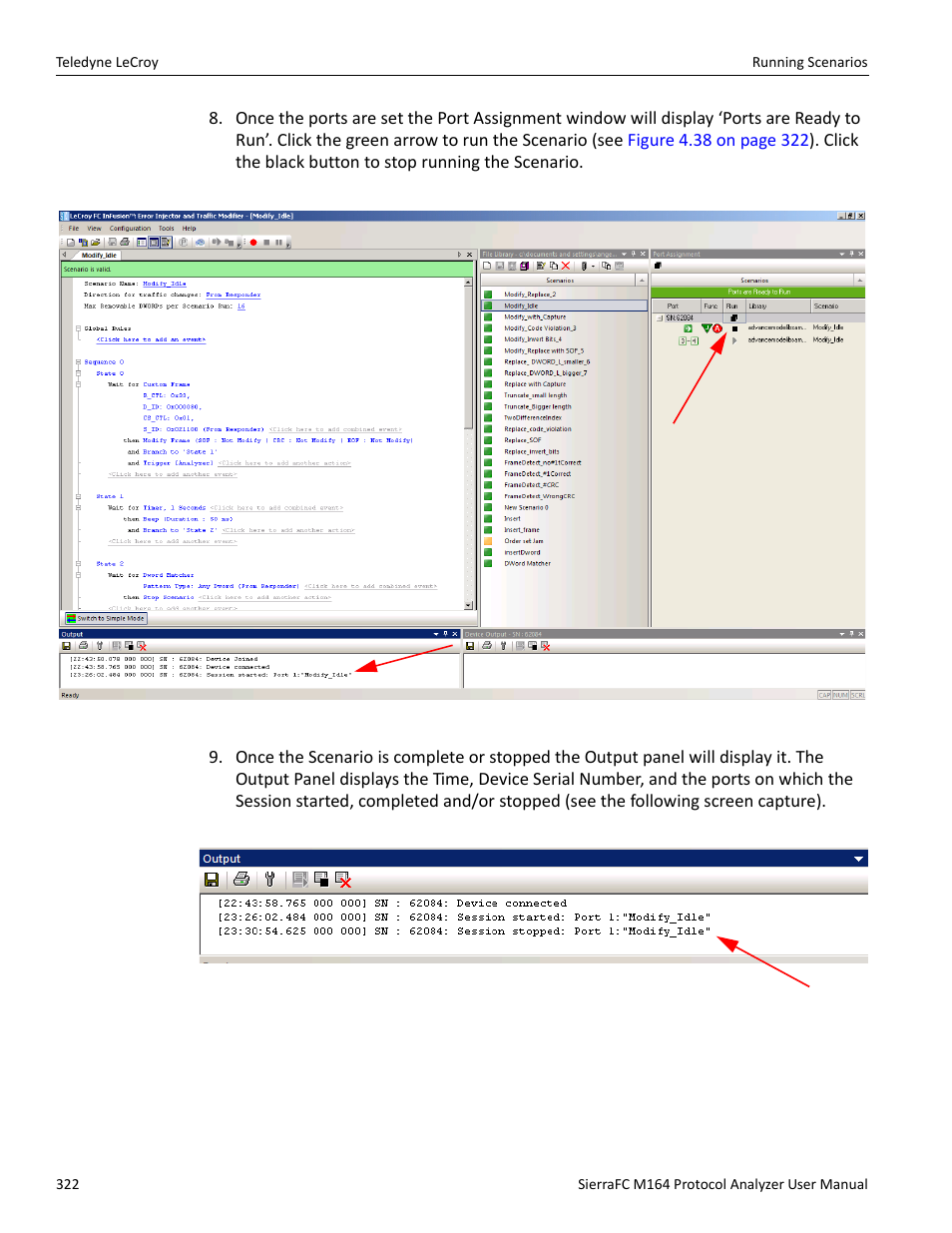 Teledyne LeCroy SierraFC M164 User Manual User Manual | Page 322 / 343