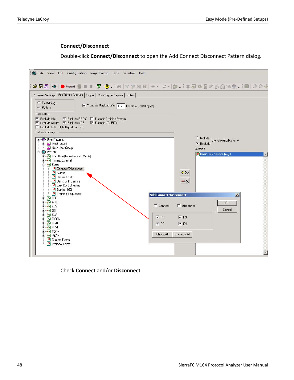 Basic patterns | Teledyne LeCroy SierraFC M164 User Manual User Manual | Page 48 / 343