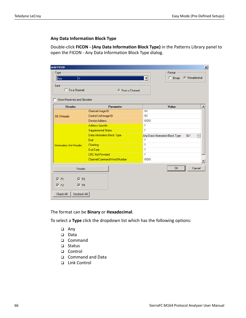 Ficon | Teledyne LeCroy SierraFC M164 User Manual User Manual | Page 66 / 343