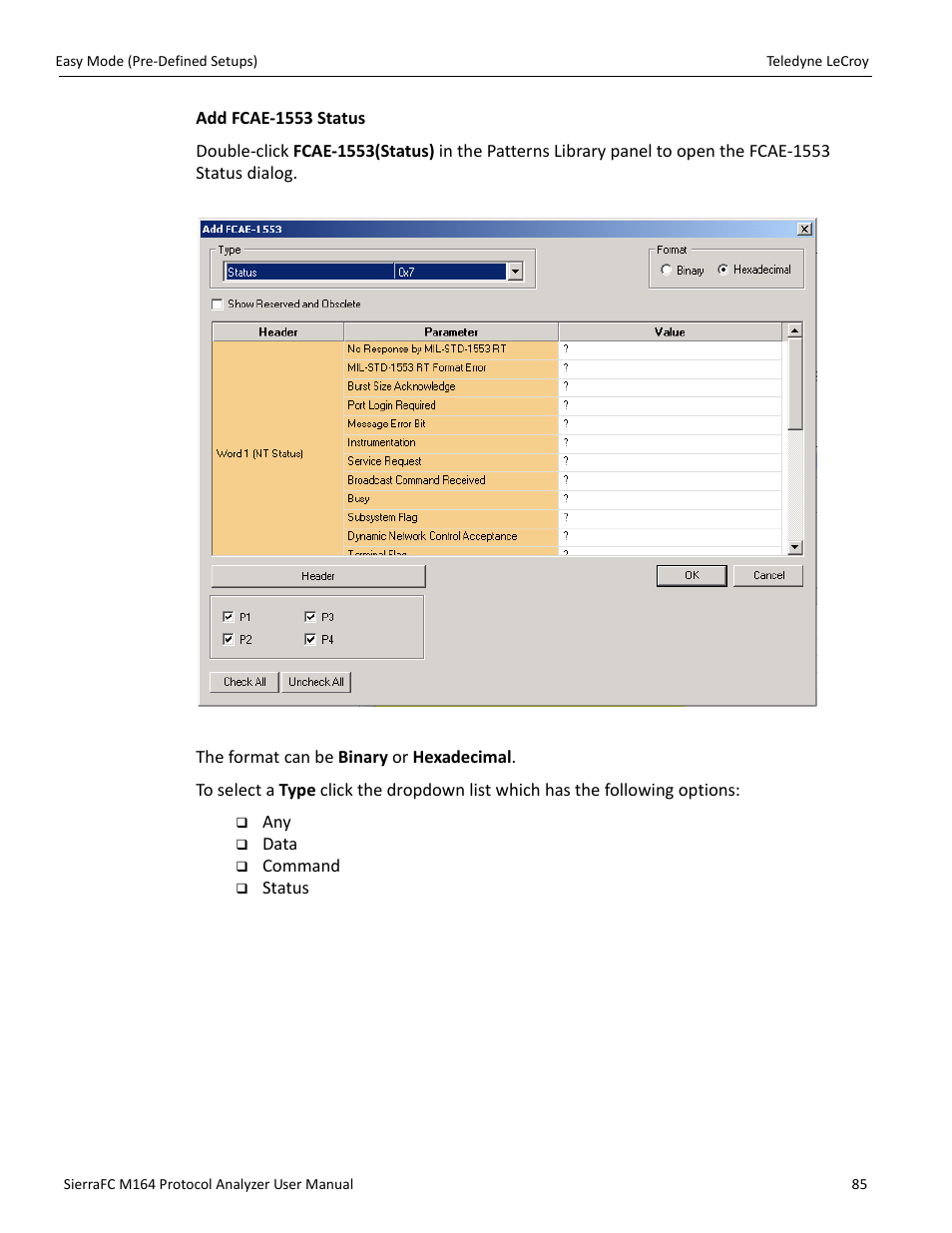 Teledyne LeCroy SierraFC M164 User Manual User Manual | Page 85 / 343
