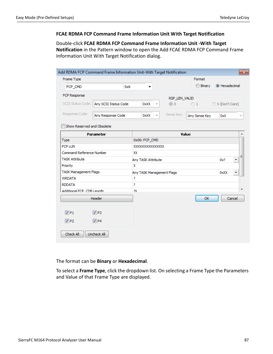 Teledyne LeCroy SierraFC M164 User Manual User Manual | Page 87 / 343