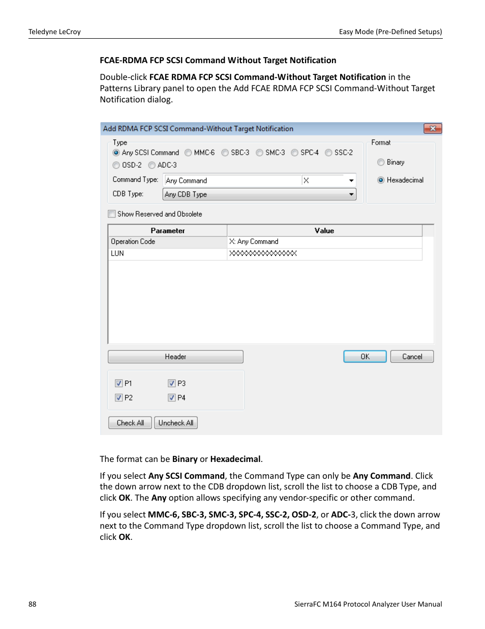 Teledyne LeCroy SierraFC M164 User Manual User Manual | Page 88 / 343