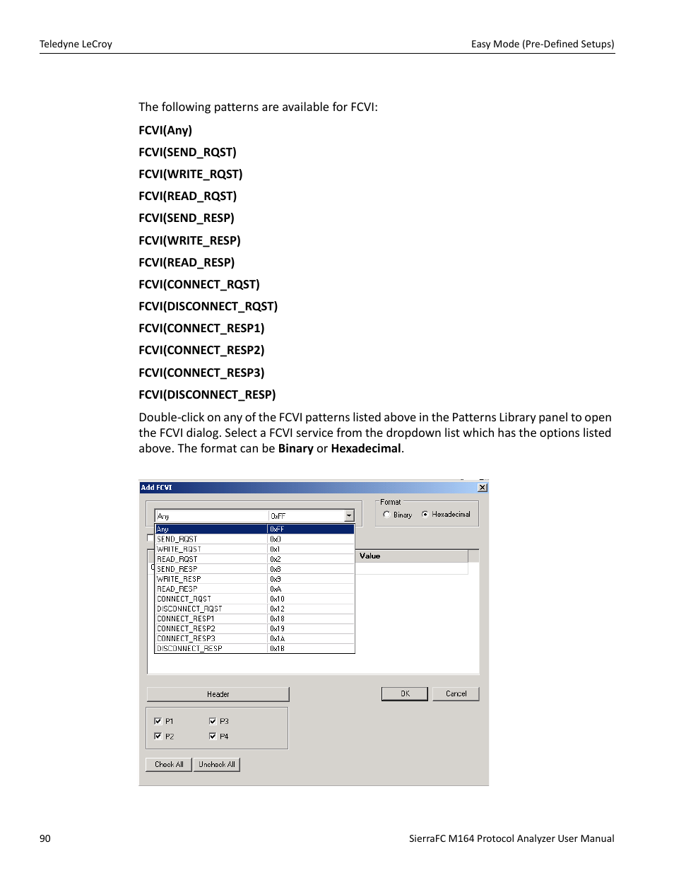 Fcvi | Teledyne LeCroy SierraFC M164 User Manual User Manual | Page 90 / 343