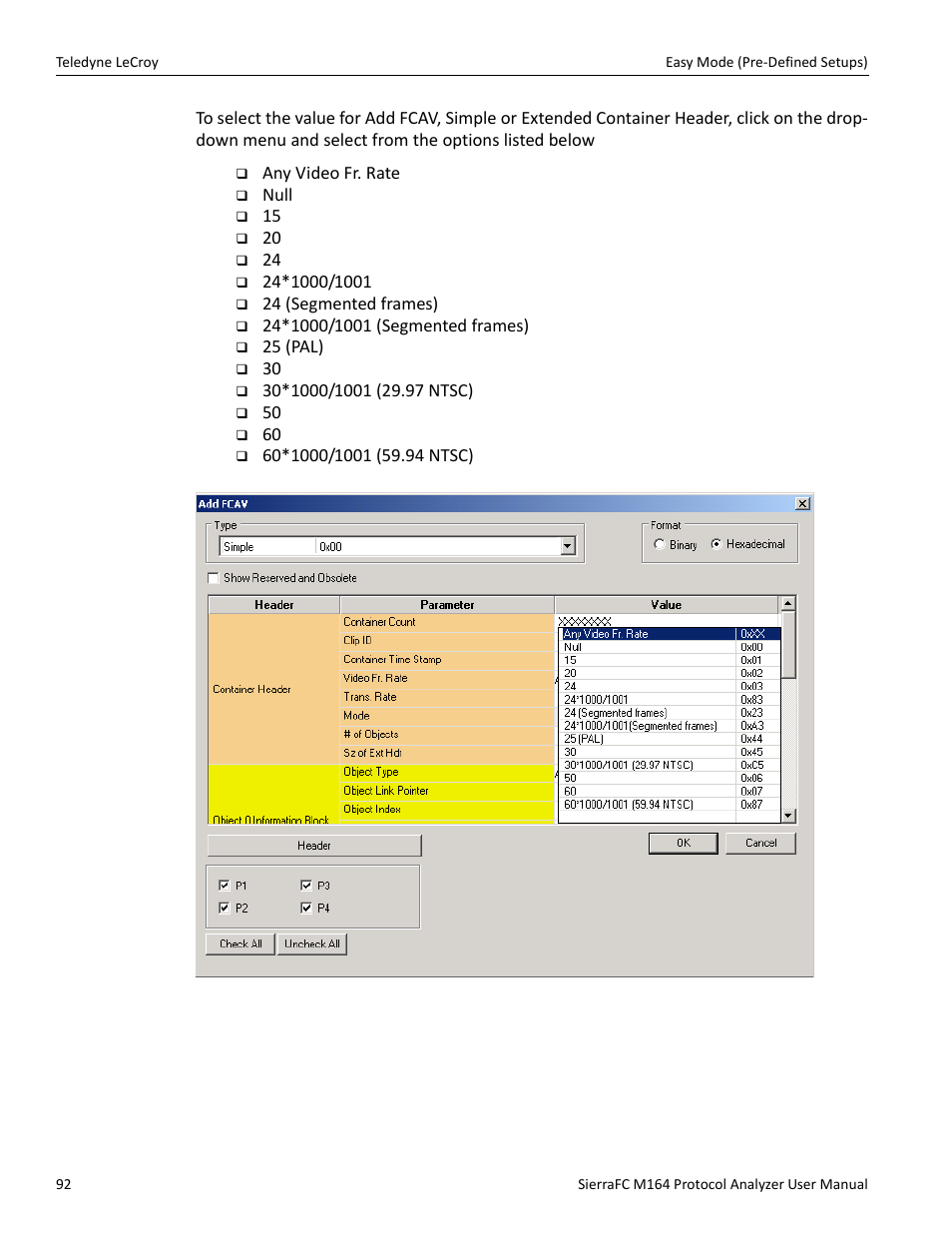 Teledyne LeCroy SierraFC M164 User Manual User Manual | Page 92 / 343