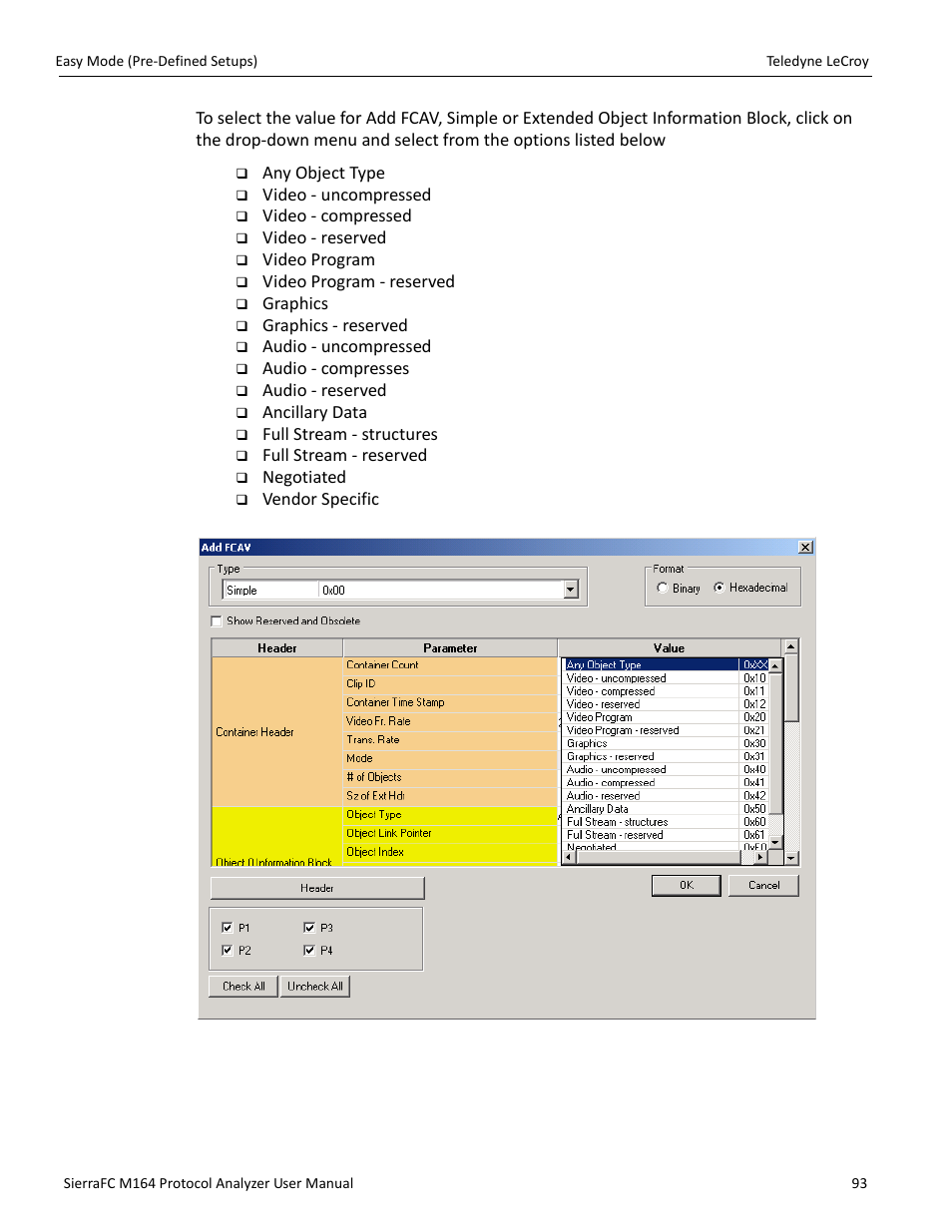 Teledyne LeCroy SierraFC M164 User Manual User Manual | Page 93 / 343