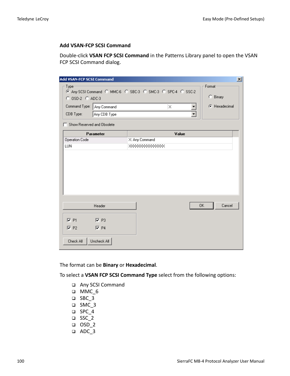 Vsan basic | Teledyne LeCroy SierraFC M8-4 User Manual User Manual | Page 100 / 335