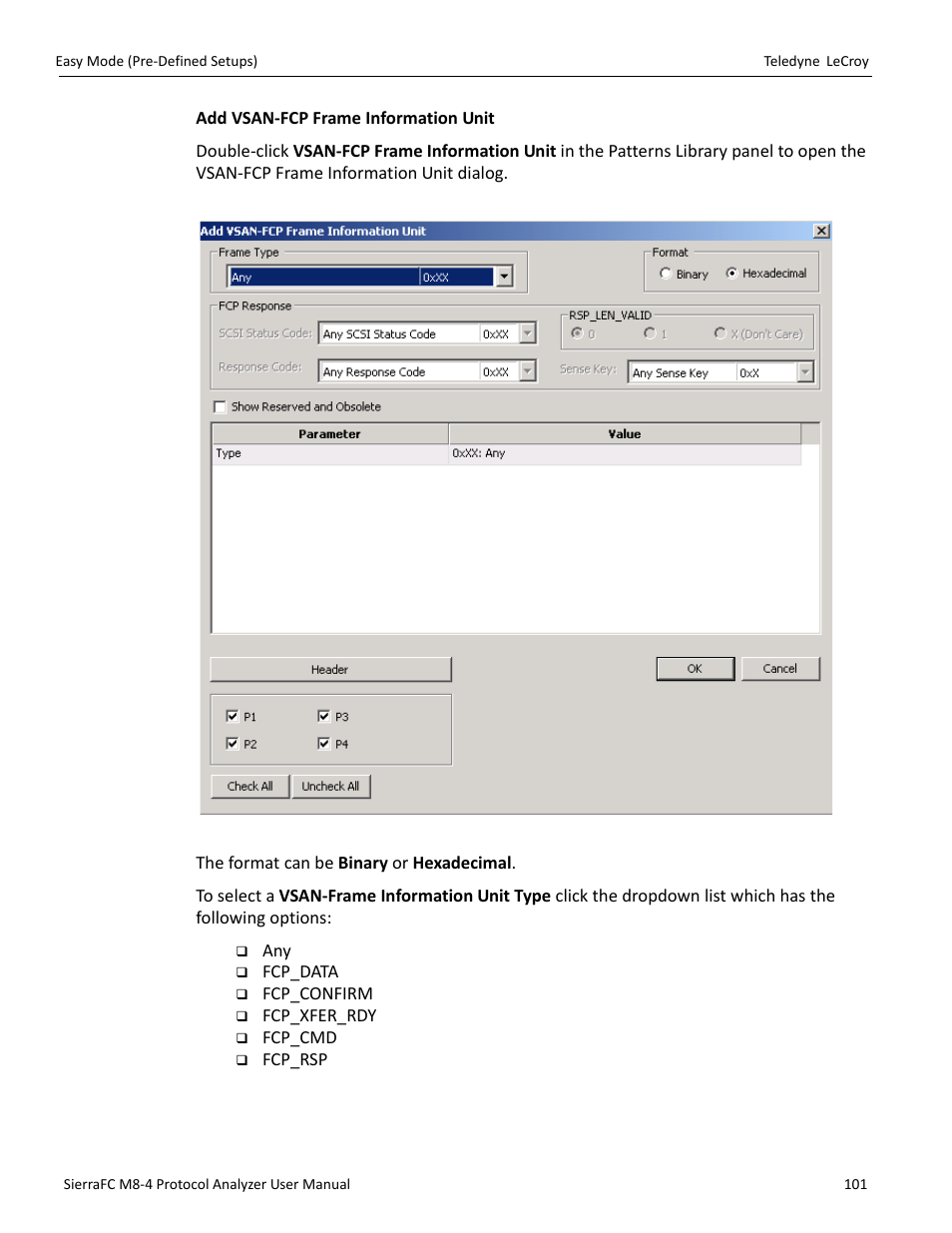 Teledyne LeCroy SierraFC M8-4 User Manual User Manual | Page 101 / 335