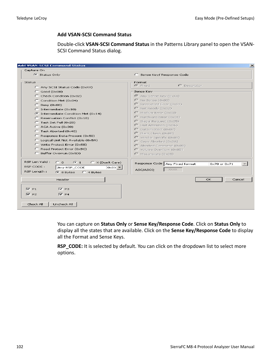 Teledyne LeCroy SierraFC M8-4 User Manual User Manual | Page 102 / 335