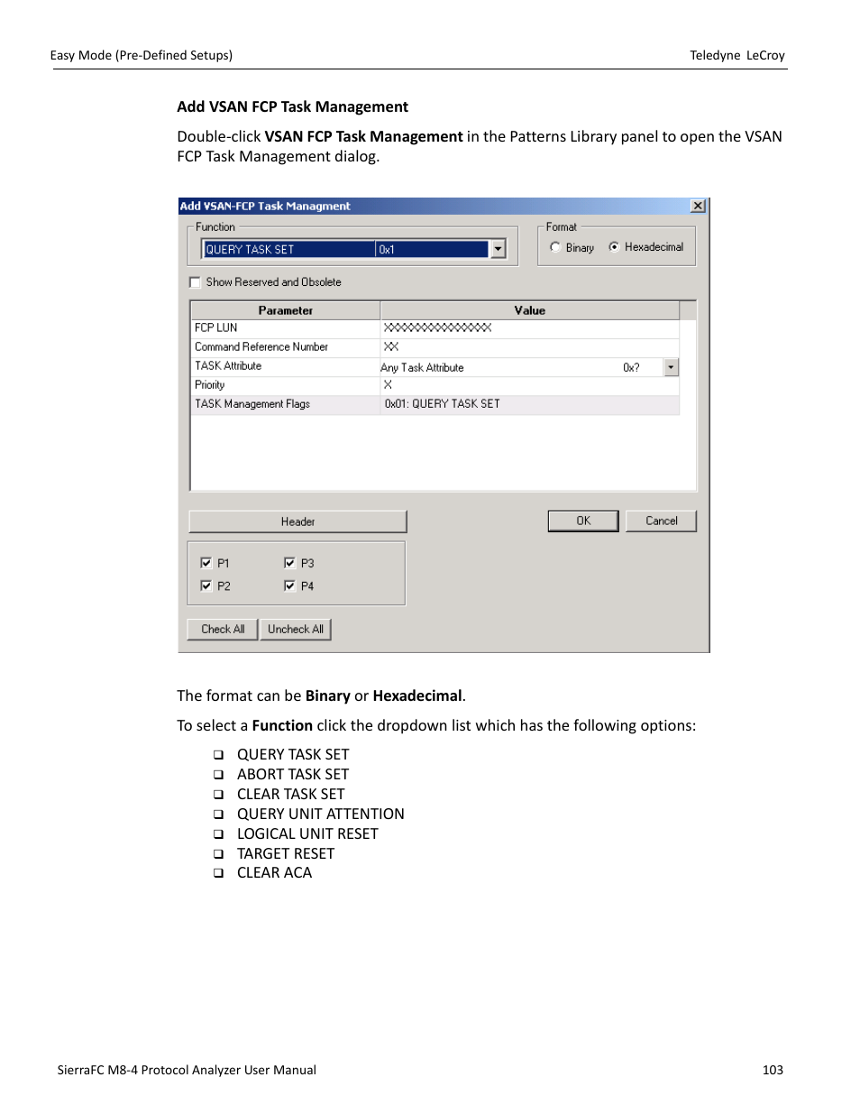 Teledyne LeCroy SierraFC M8-4 User Manual User Manual | Page 103 / 335