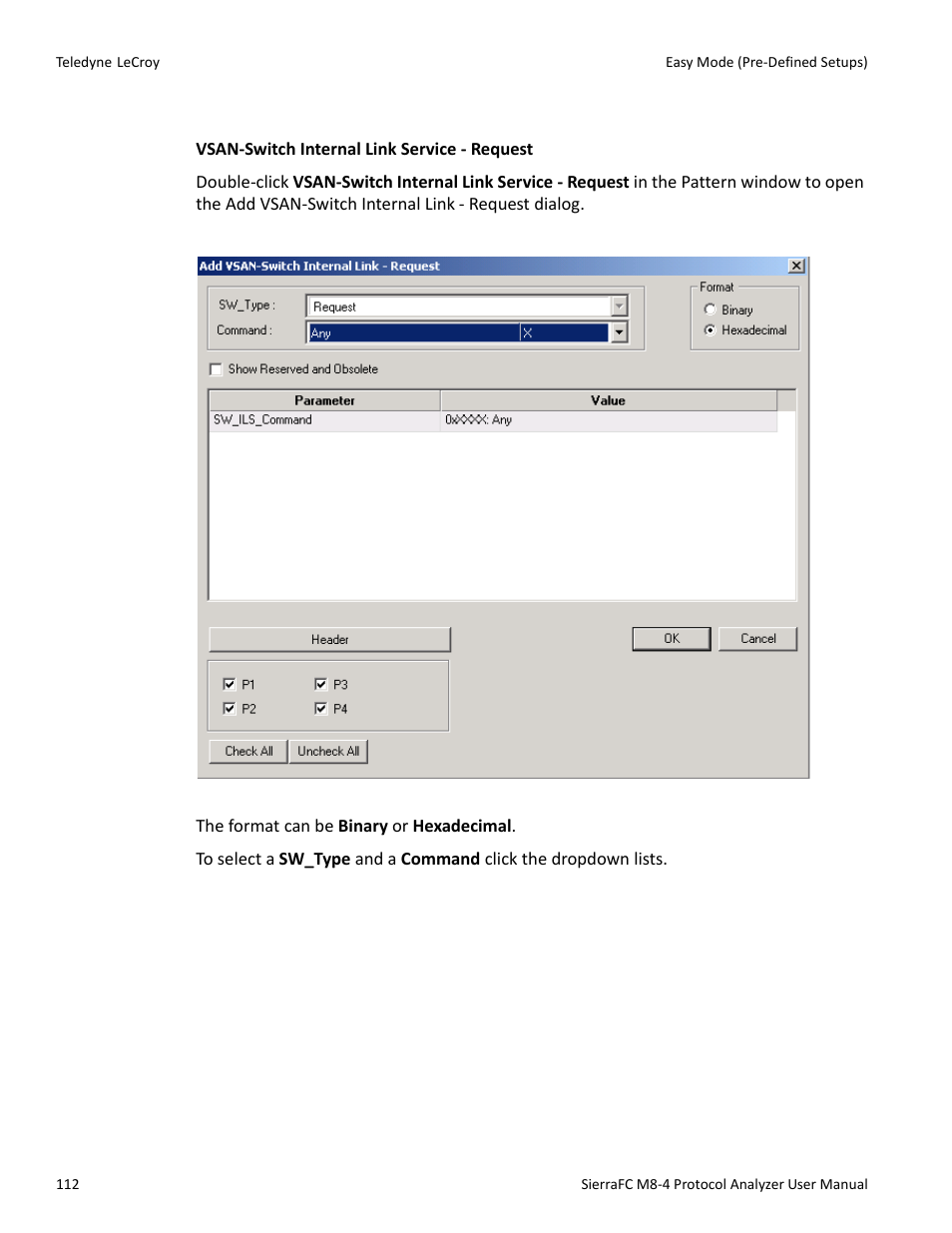 Vsan-sw patterns | Teledyne LeCroy SierraFC M8-4 User Manual User Manual | Page 112 / 335