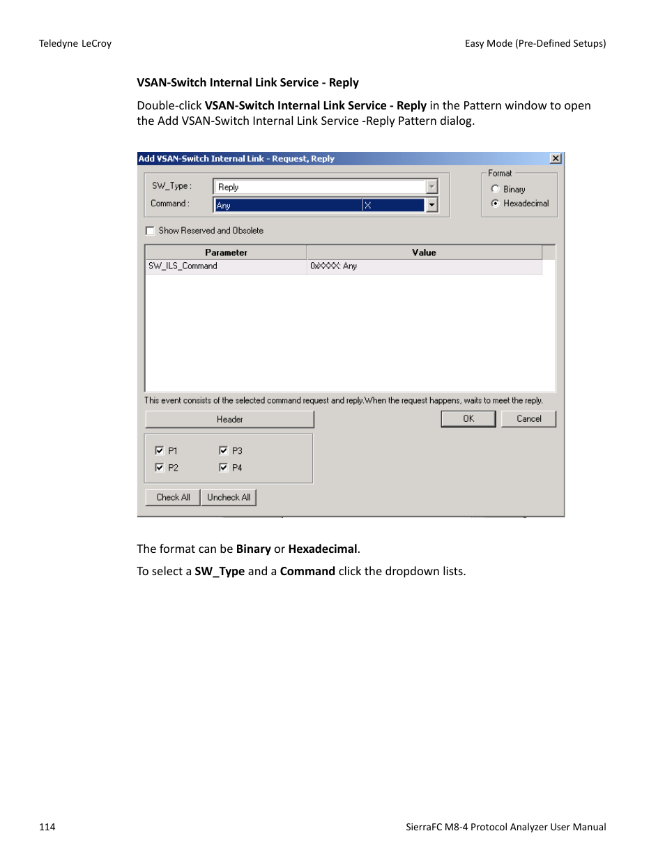 Teledyne LeCroy SierraFC M8-4 User Manual User Manual | Page 114 / 335