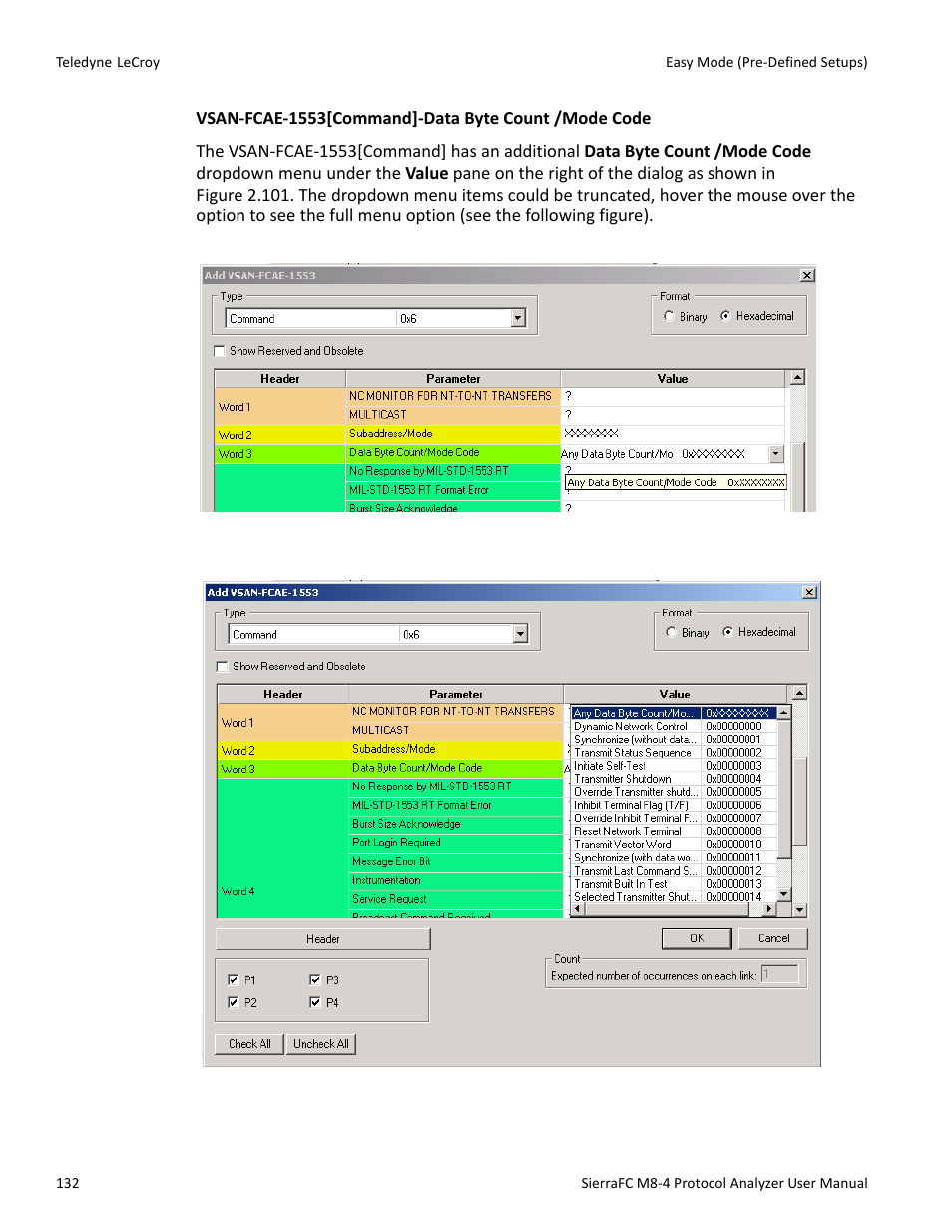 Teledyne LeCroy SierraFC M8-4 User Manual User Manual | Page 132 / 335