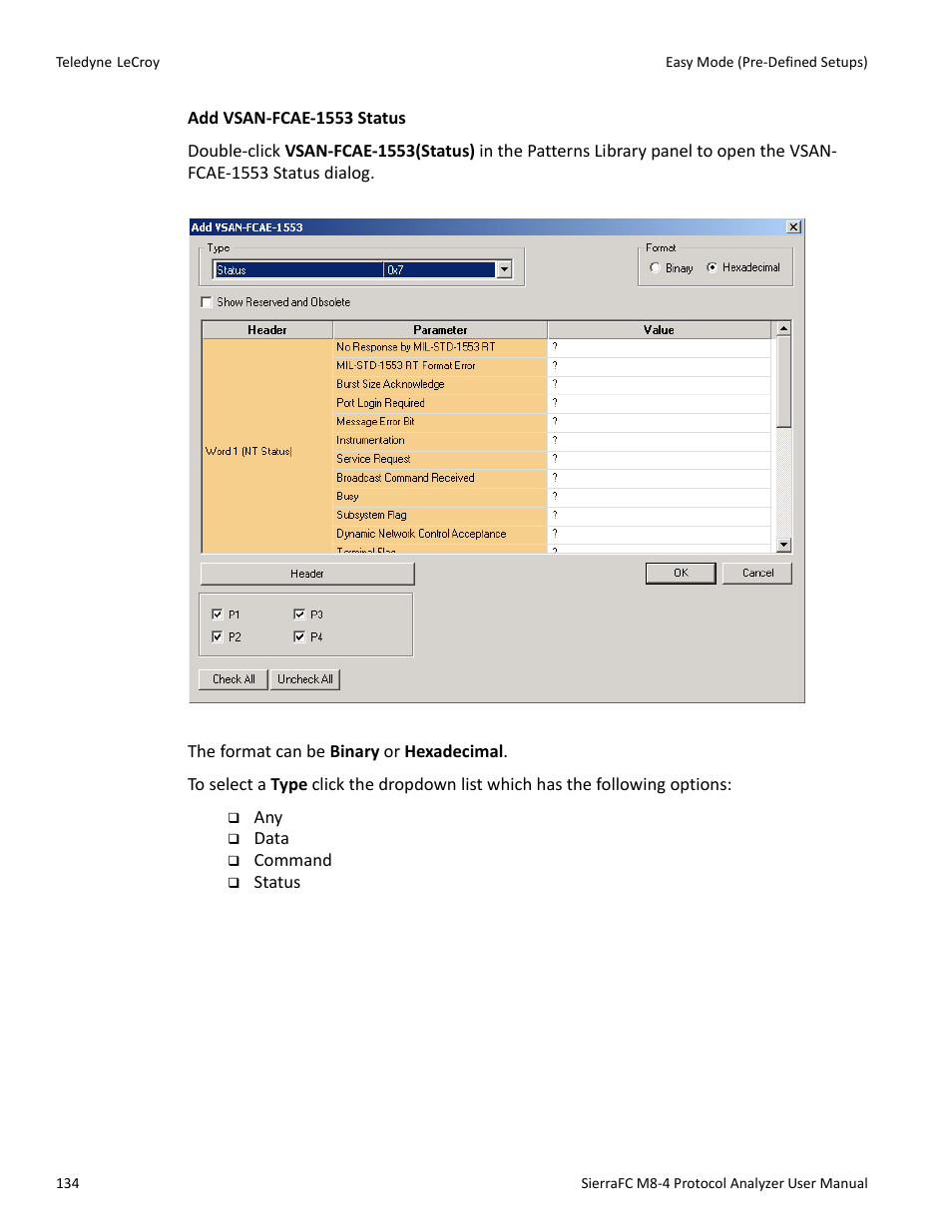 Teledyne LeCroy SierraFC M8-4 User Manual User Manual | Page 134 / 335