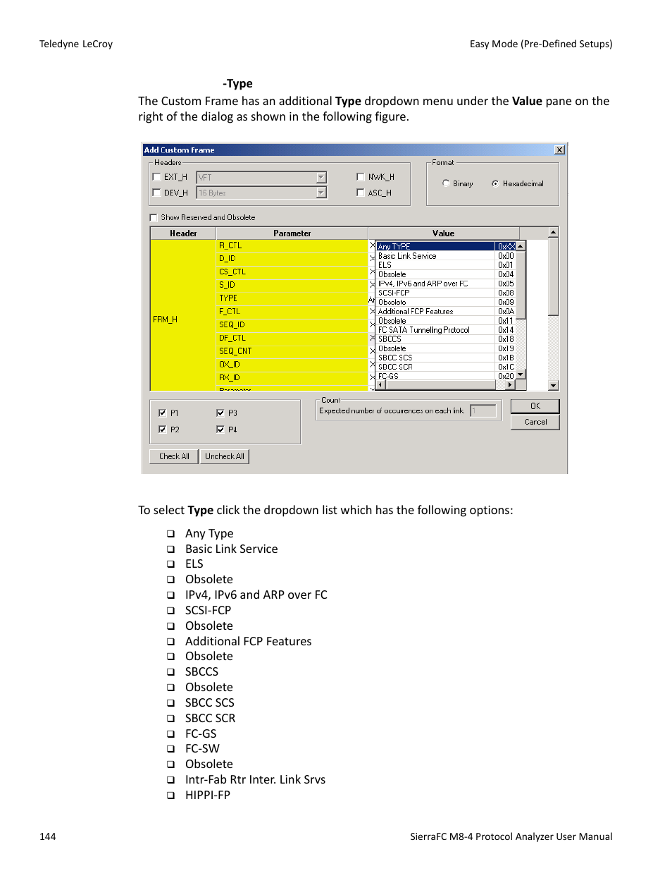 Teledyne LeCroy SierraFC M8-4 User Manual User Manual | Page 144 / 335
