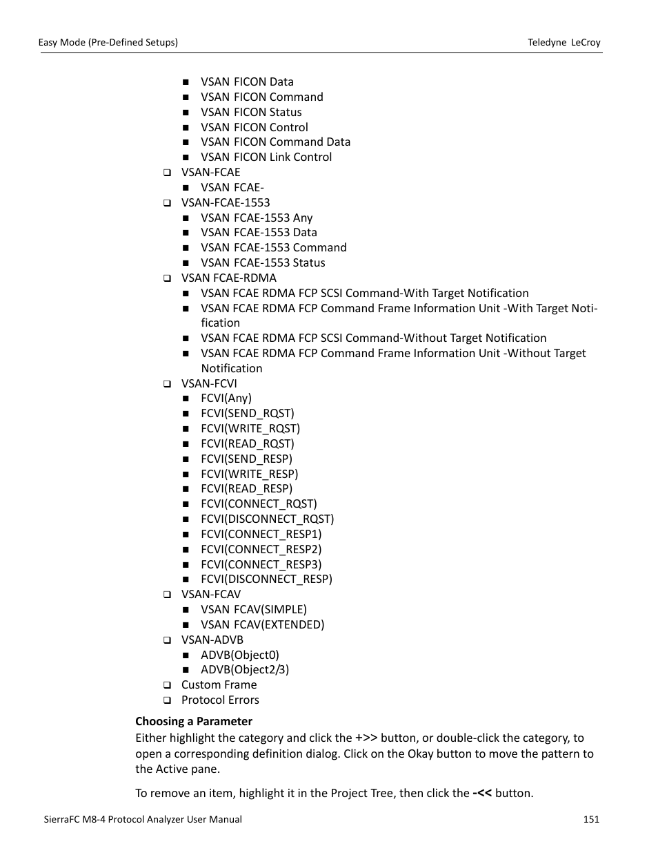 Teledyne LeCroy SierraFC M8-4 User Manual User Manual | Page 151 / 335