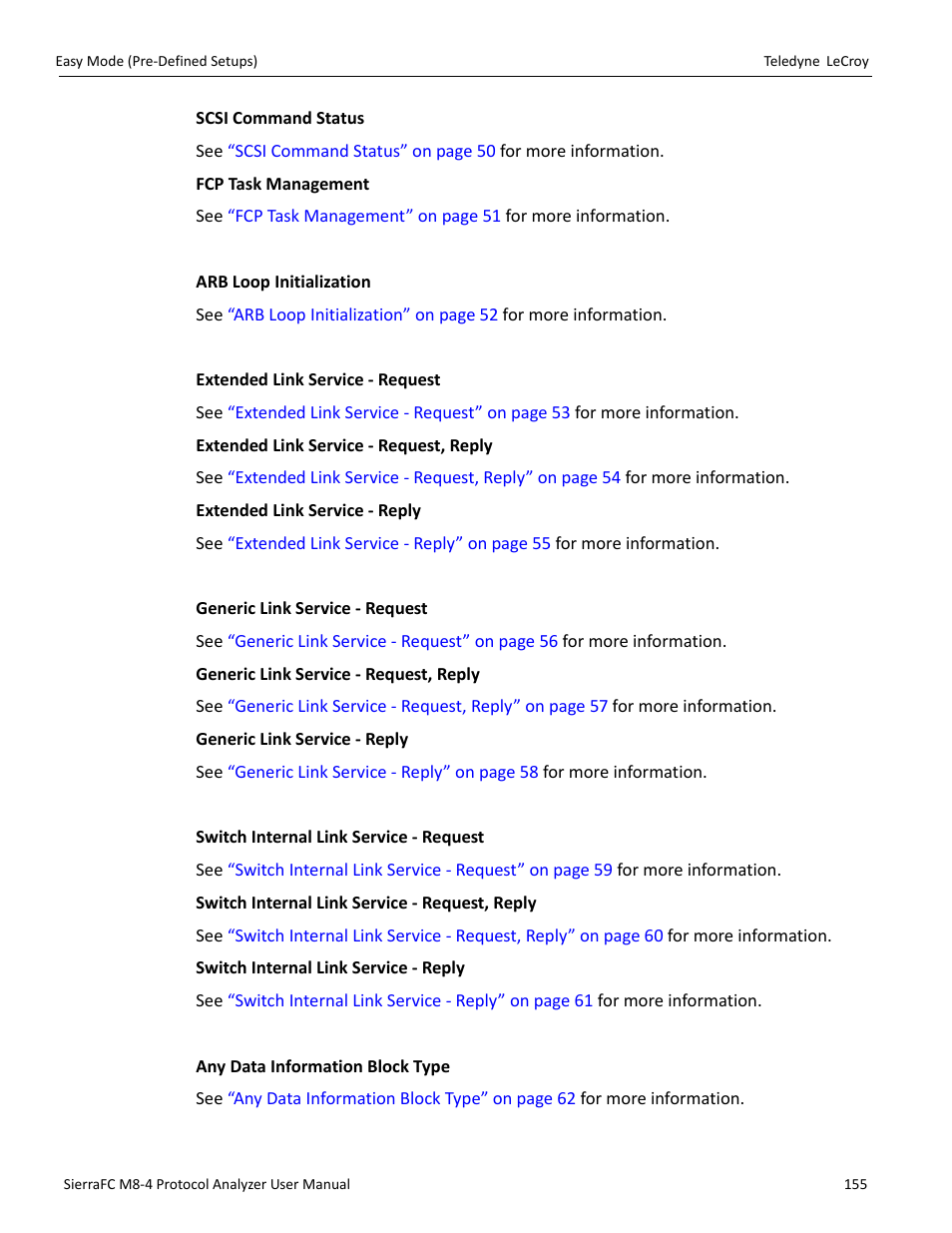 Ficon | Teledyne LeCroy SierraFC M8-4 User Manual User Manual | Page 155 / 335
