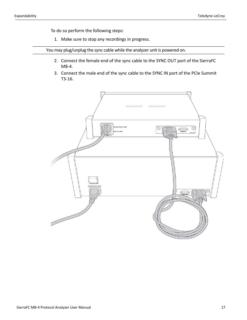 Teledyne LeCroy SierraFC M8-4 User Manual User Manual | Page 17 / 335