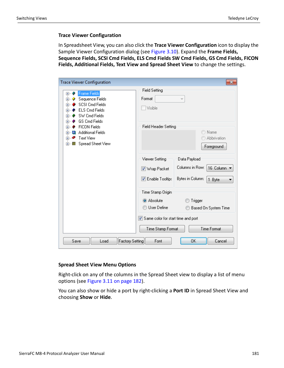 Teledyne LeCroy SierraFC M8-4 User Manual User Manual | Page 181 / 335