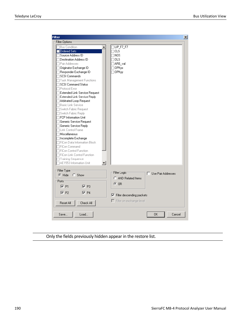 Teledyne LeCroy SierraFC M8-4 User Manual User Manual | Page 190 / 335