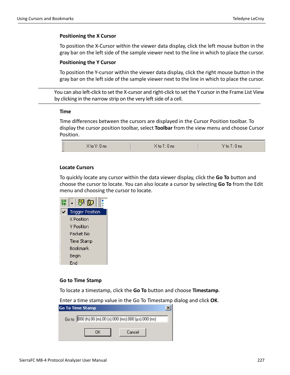 Teledyne LeCroy SierraFC M8-4 User Manual User Manual | Page 227 / 335