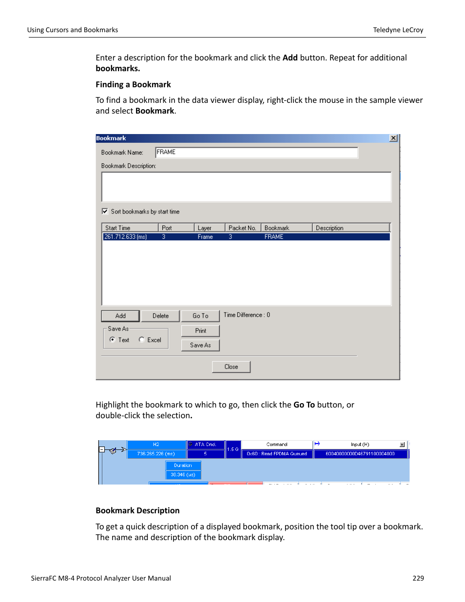 Teledyne LeCroy SierraFC M8-4 User Manual User Manual | Page 229 / 335