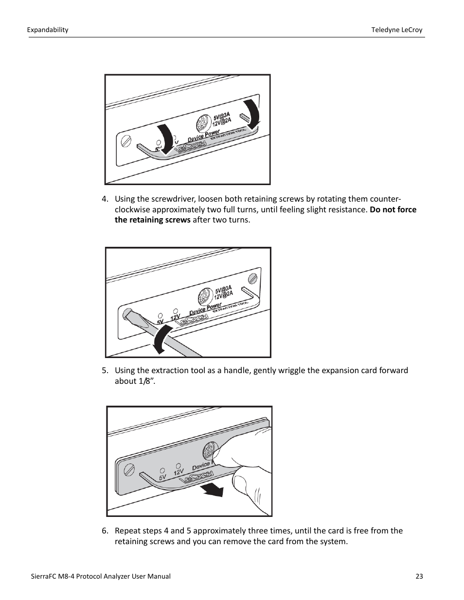 Teledyne LeCroy SierraFC M8-4 User Manual User Manual | Page 23 / 335