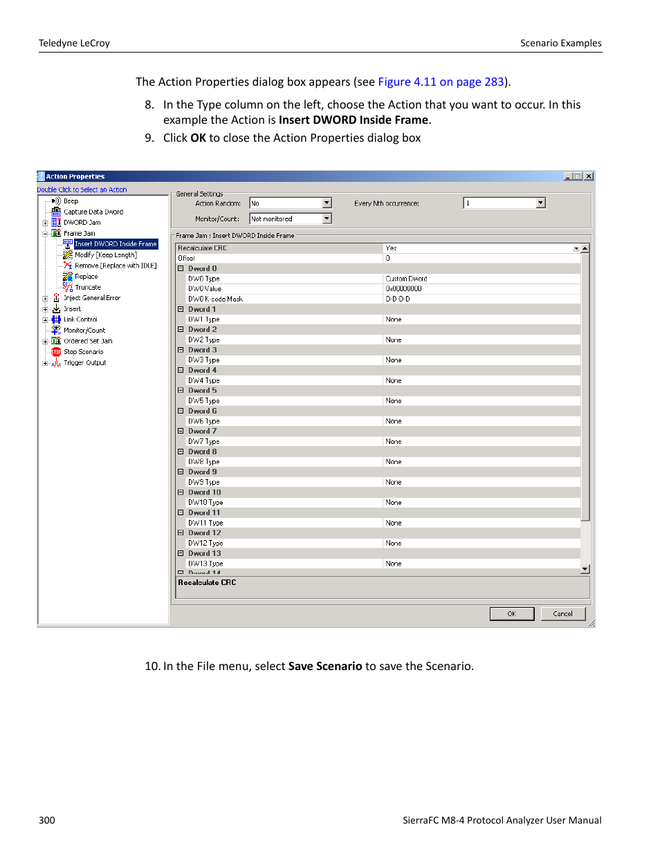 Teledyne LeCroy SierraFC M8-4 User Manual User Manual | Page 300 / 335