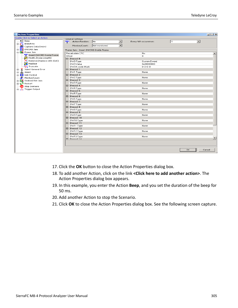 Teledyne LeCroy SierraFC M8-4 User Manual User Manual | Page 305 / 335