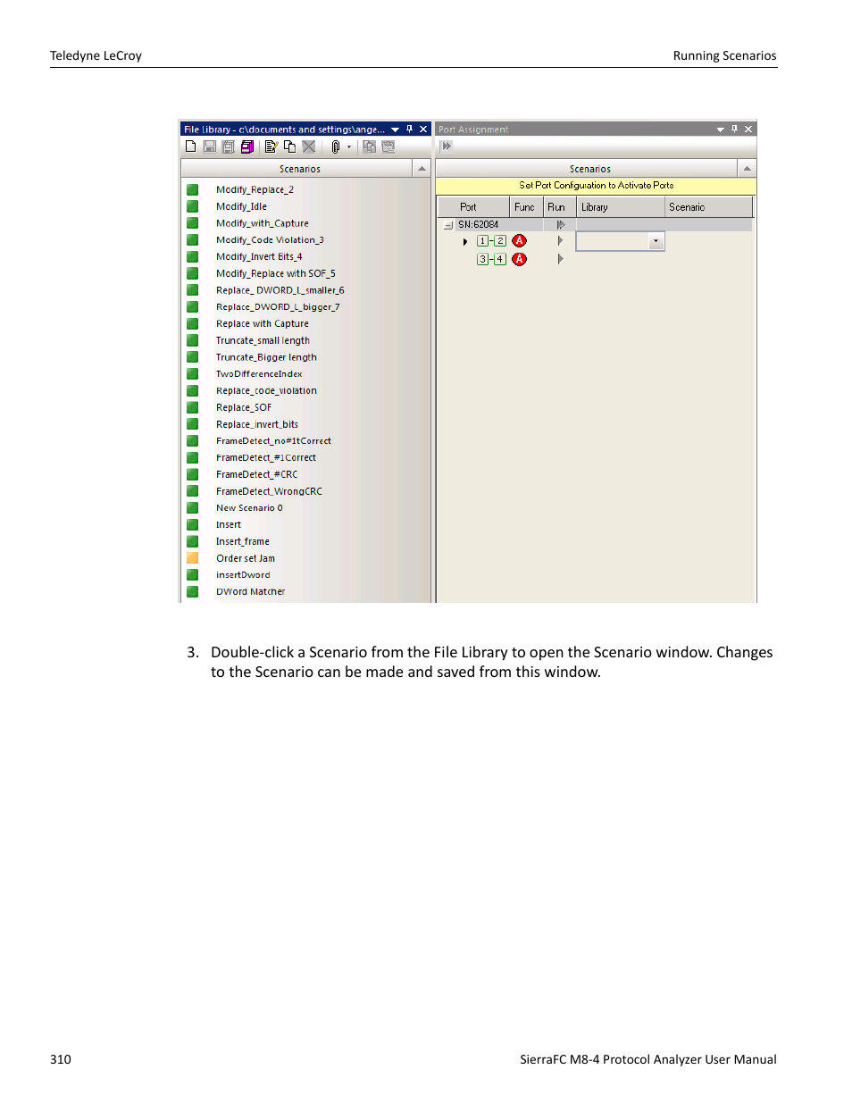 Teledyne LeCroy SierraFC M8-4 User Manual User Manual | Page 310 / 335