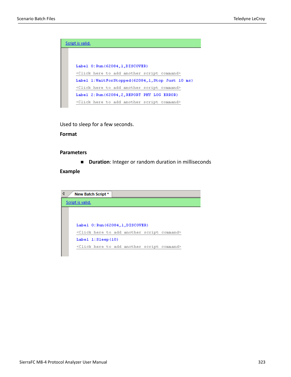 Teledyne LeCroy SierraFC M8-4 User Manual User Manual | Page 323 / 335