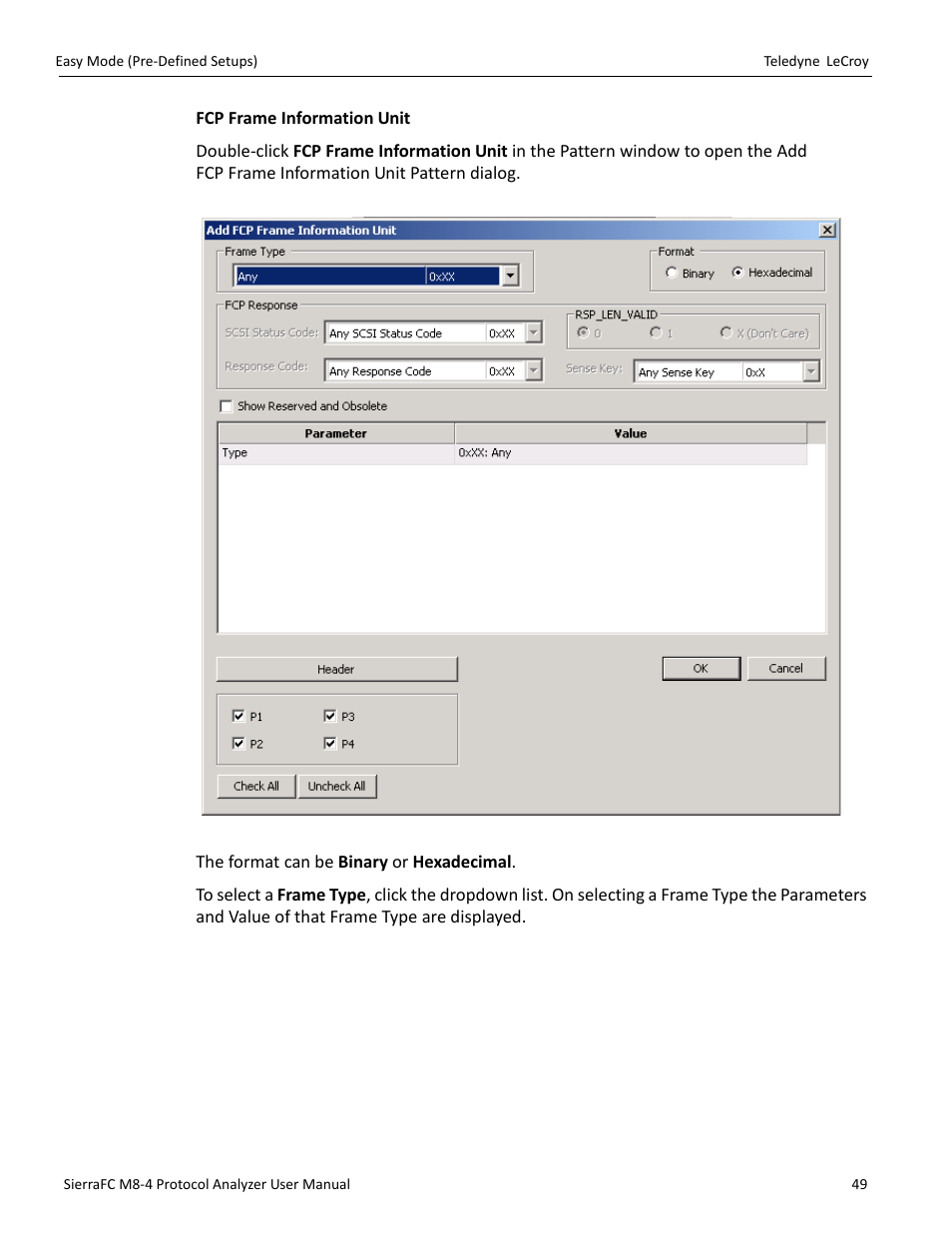 Teledyne LeCroy SierraFC M8-4 User Manual User Manual | Page 49 / 335
