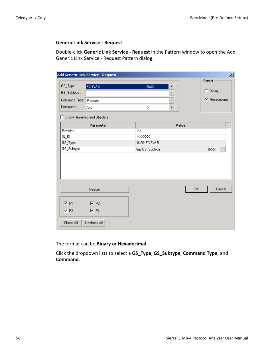 Gs patterns | Teledyne LeCroy SierraFC M8-4 User Manual User Manual | Page 56 / 335