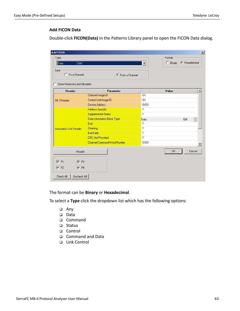 Teledyne LeCroy SierraFC M8-4 User Manual User Manual | Page 63 / 335