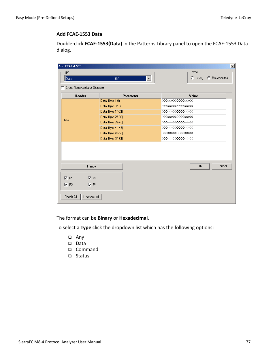 Teledyne LeCroy SierraFC M8-4 User Manual User Manual | Page 77 / 335