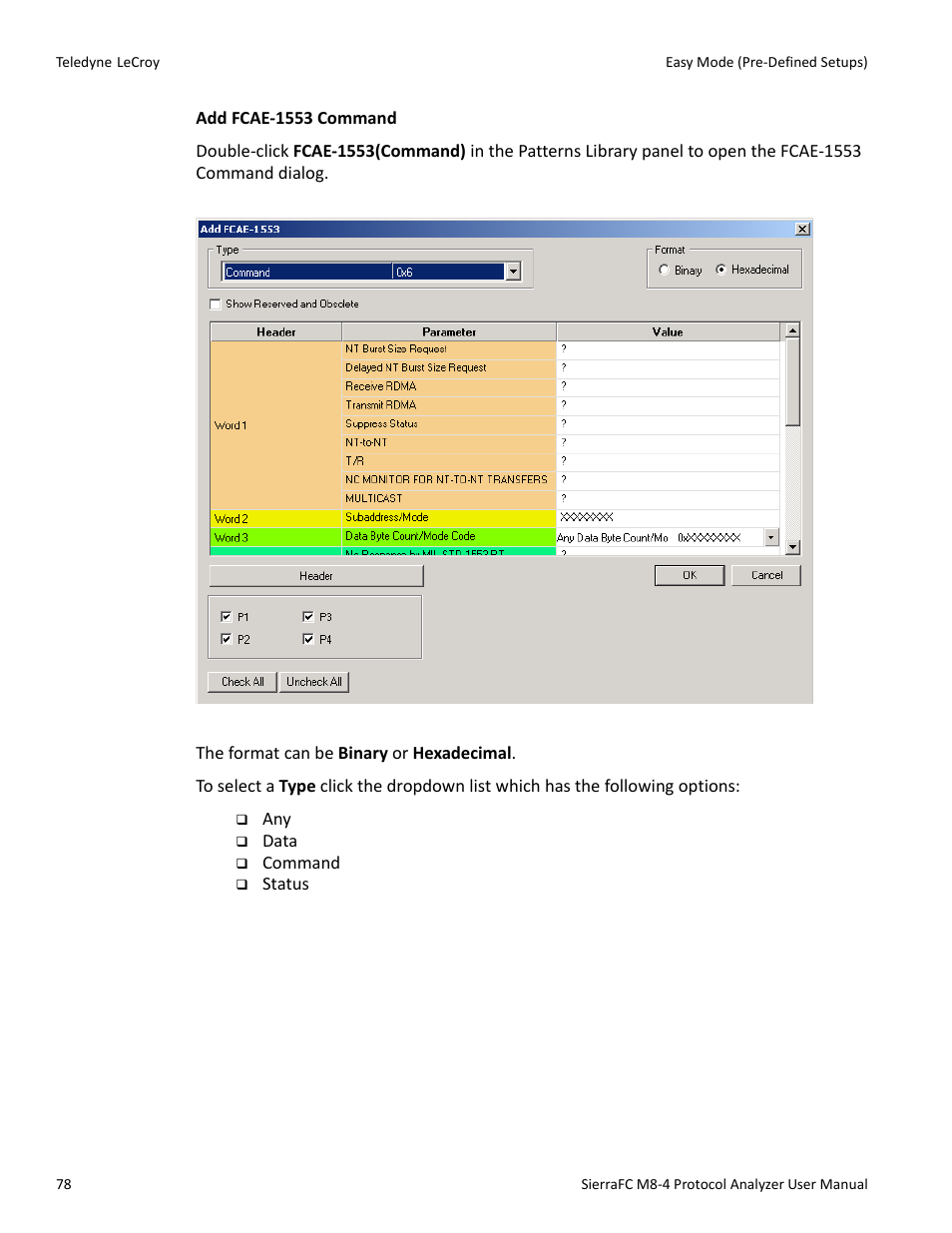 Teledyne LeCroy SierraFC M8-4 User Manual User Manual | Page 78 / 335